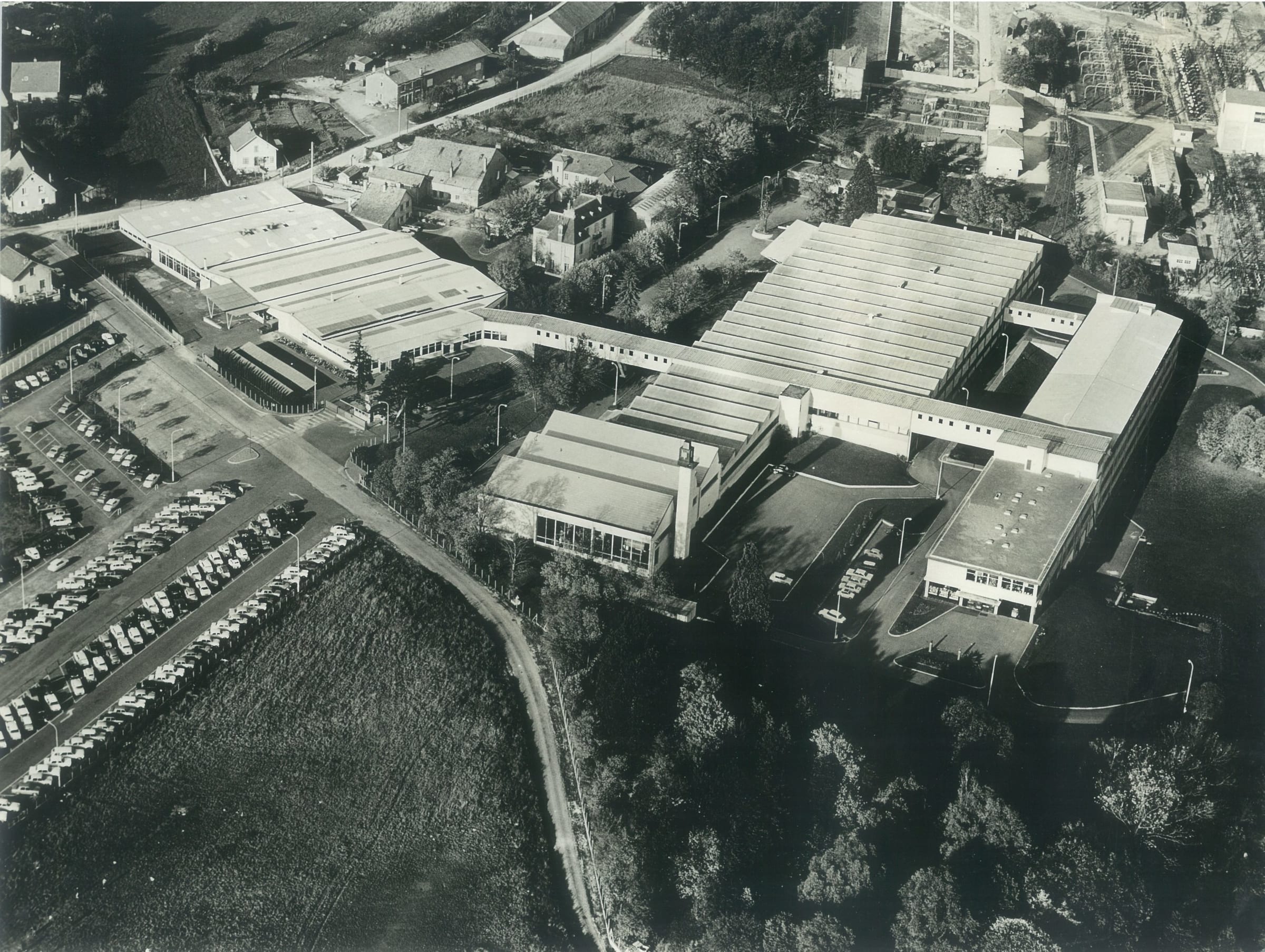 L'usine Lip vue aérienne